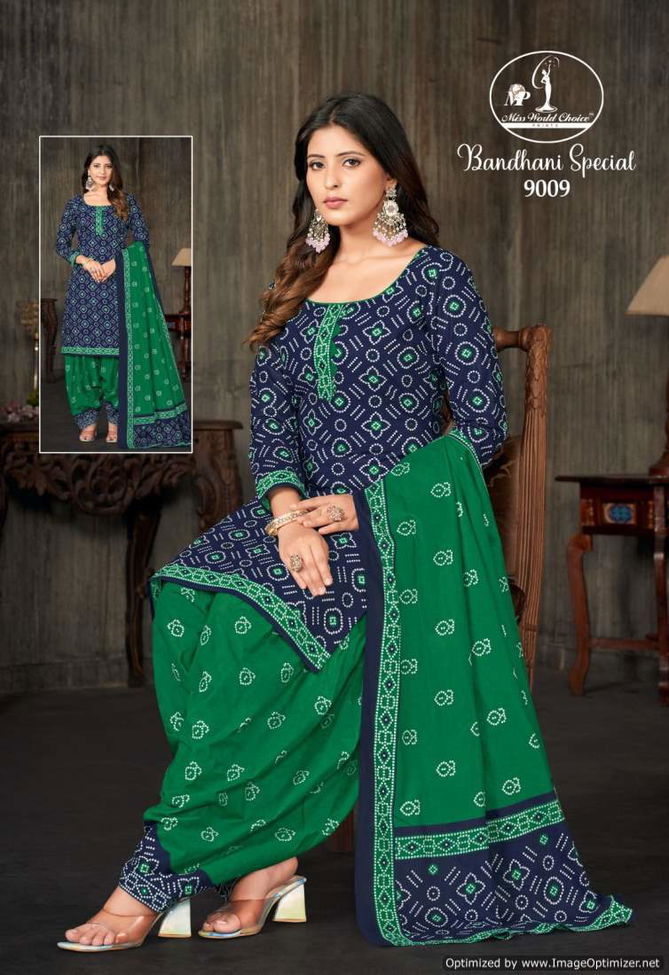 Bandhani Special Vol 9 By Miss World Cotton Printed Dress Material Wholesale Price In Surat
